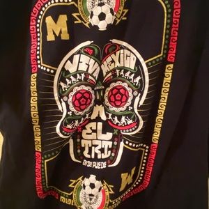 Adidas Mexican Soccer Federation Day of the Dead T-Shirt size S
